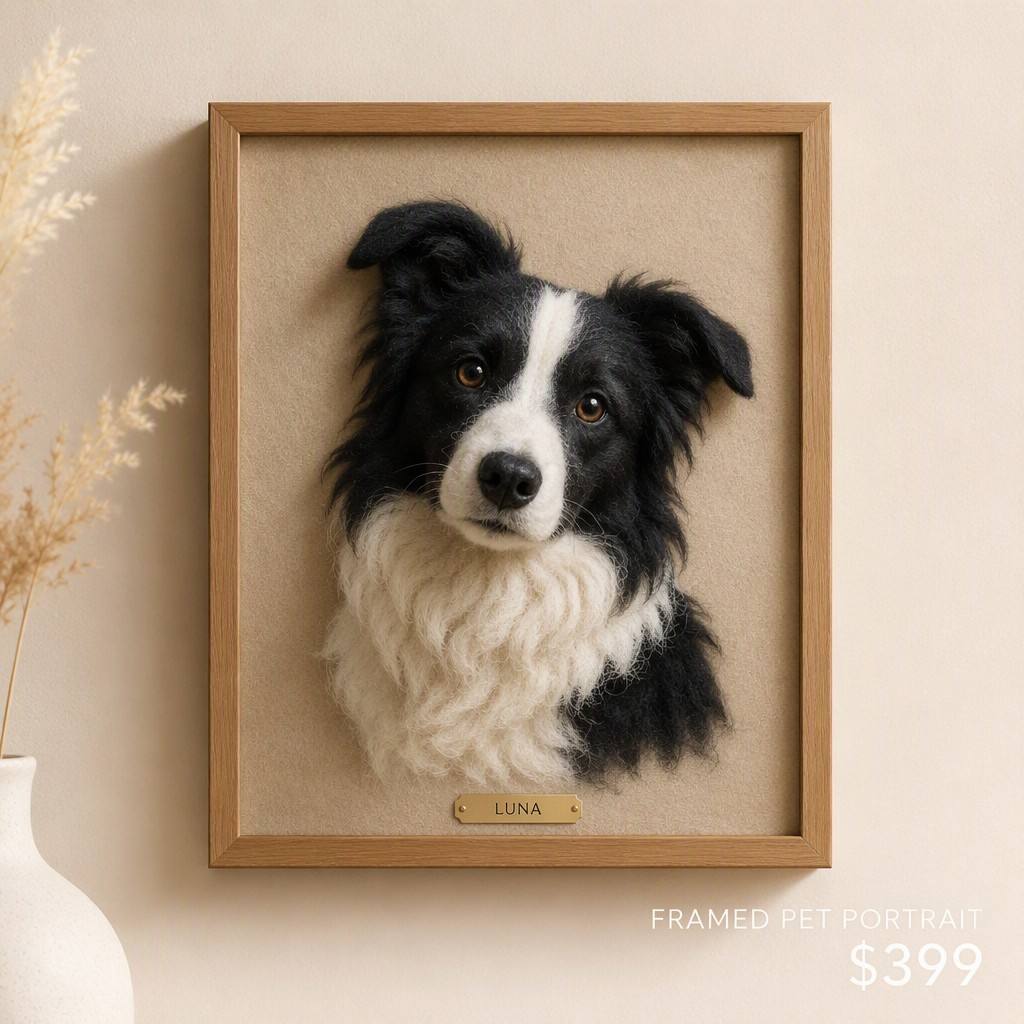 Framed Pet Portrait